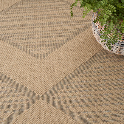 Nourison Home Washable Jute  Natural Beige  Contemporary