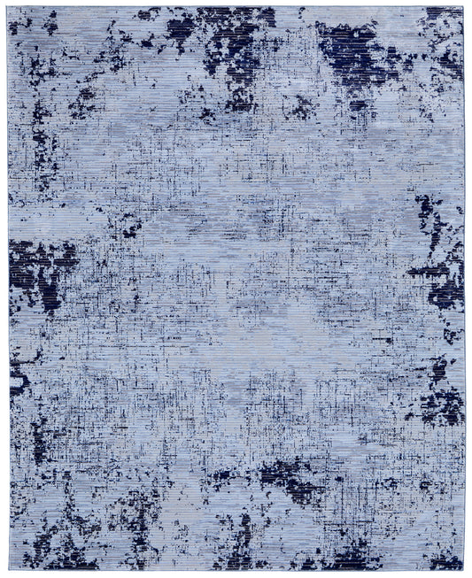 Feizy Sonora 39PLF Blue Modern/Bohemian & Eclectic Machinemade Rug