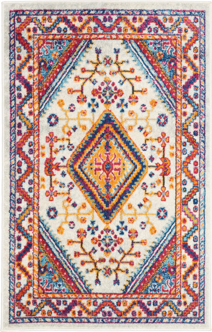 Nourison Home Persian Vintage PRV03 Ivory Multi  Power-loomed Rug