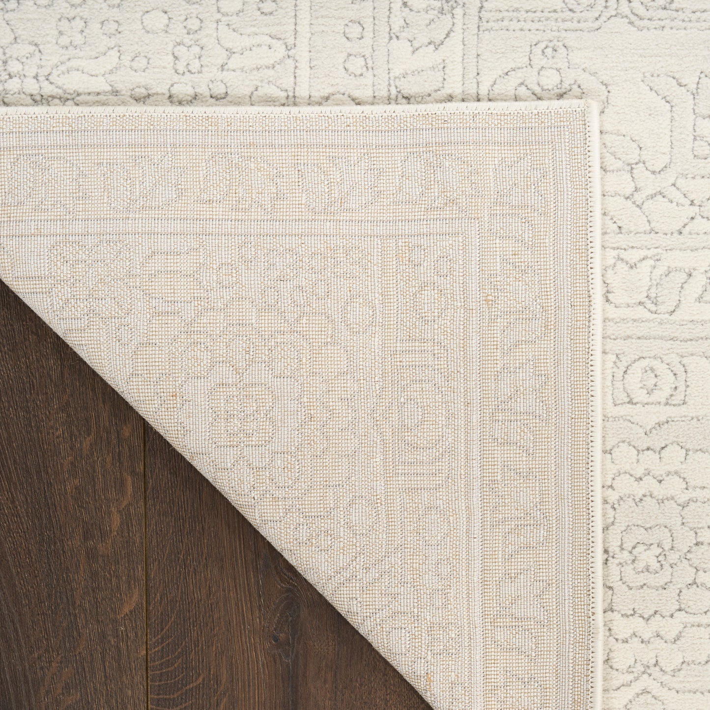 Nourison Home Grace  Ivory Light Grey  Traditional