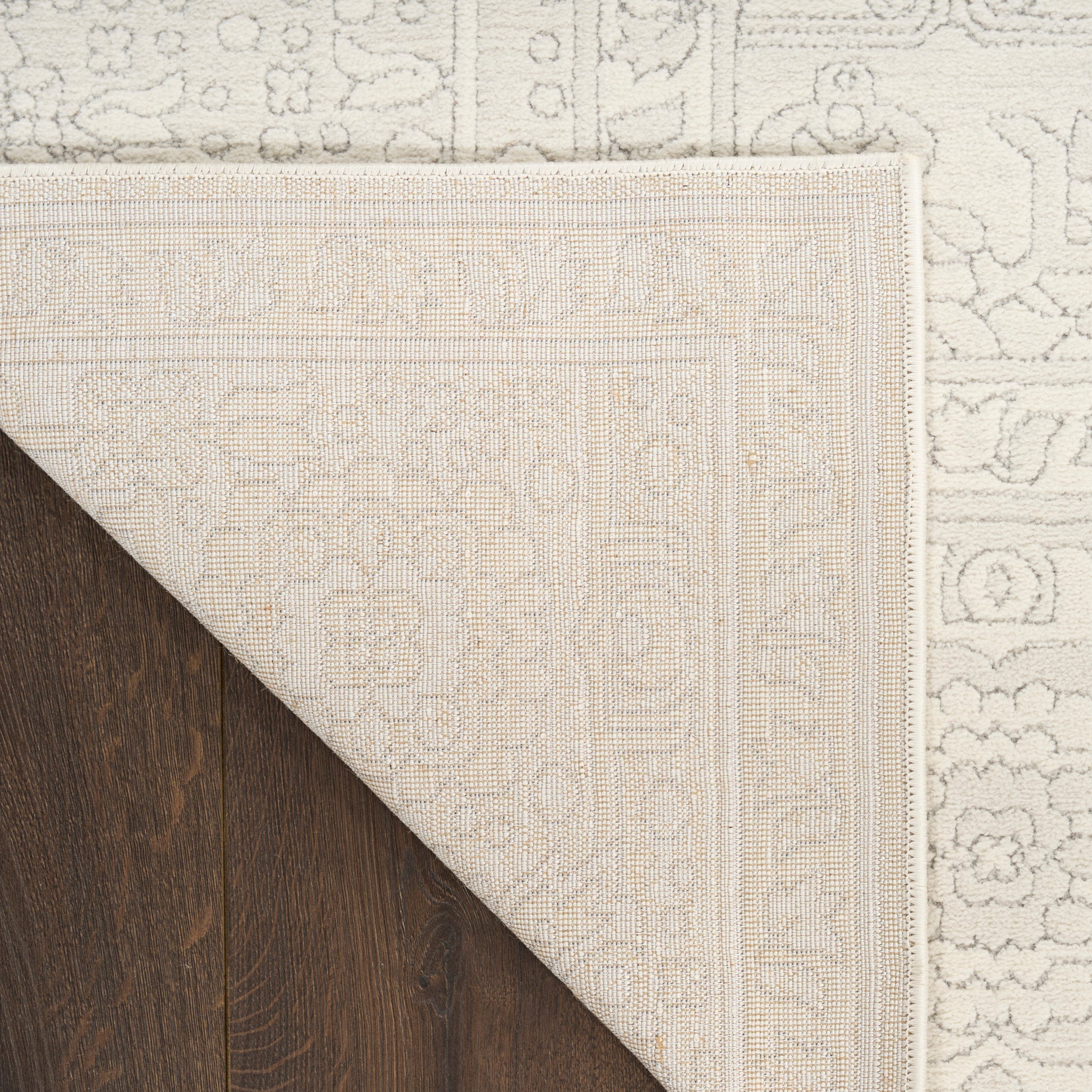 Nourison Home Grace  Ivory Light Grey  Traditional