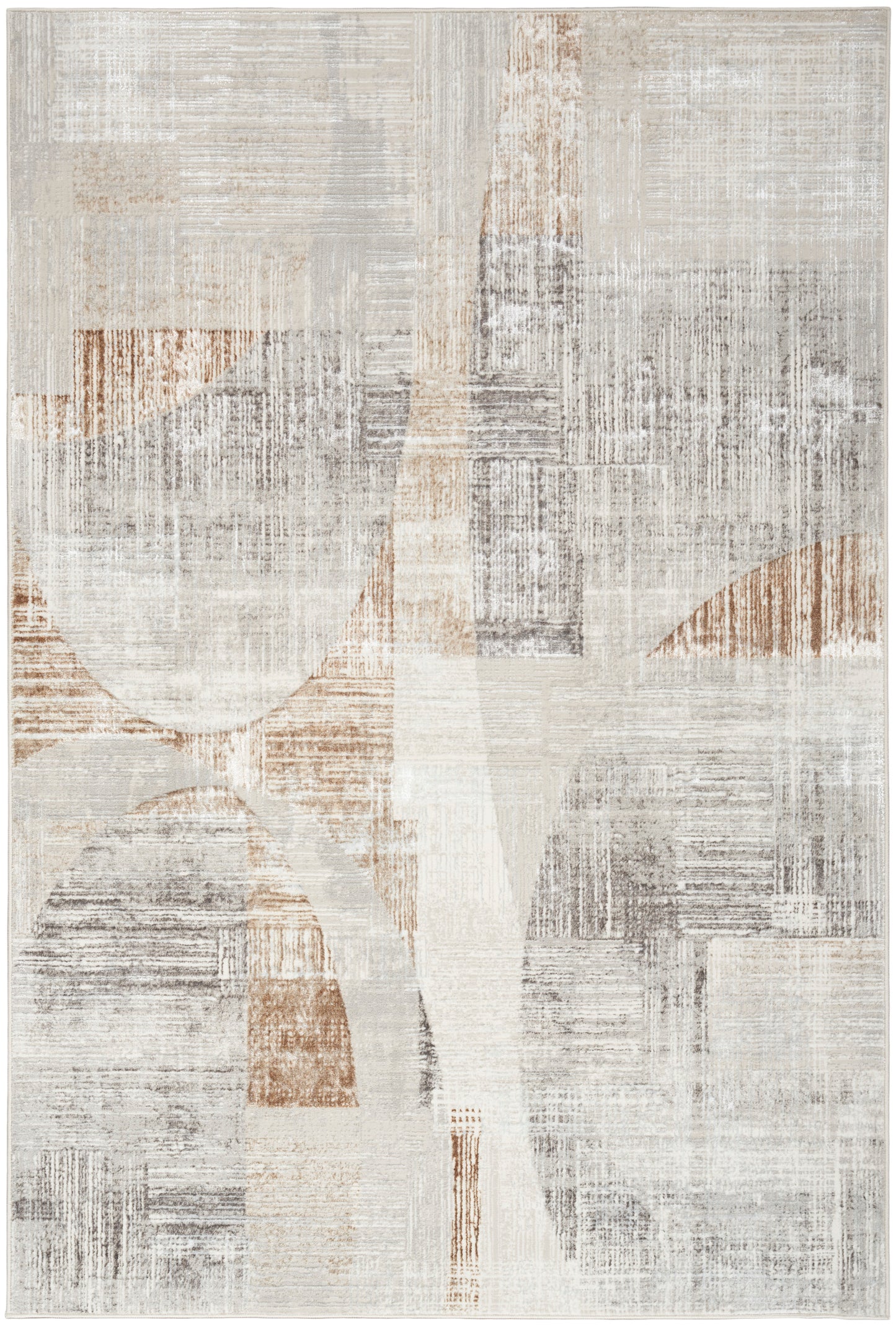 Nourison Home Sparkle ILI04 Grey Contemporary Power-loomed Rug