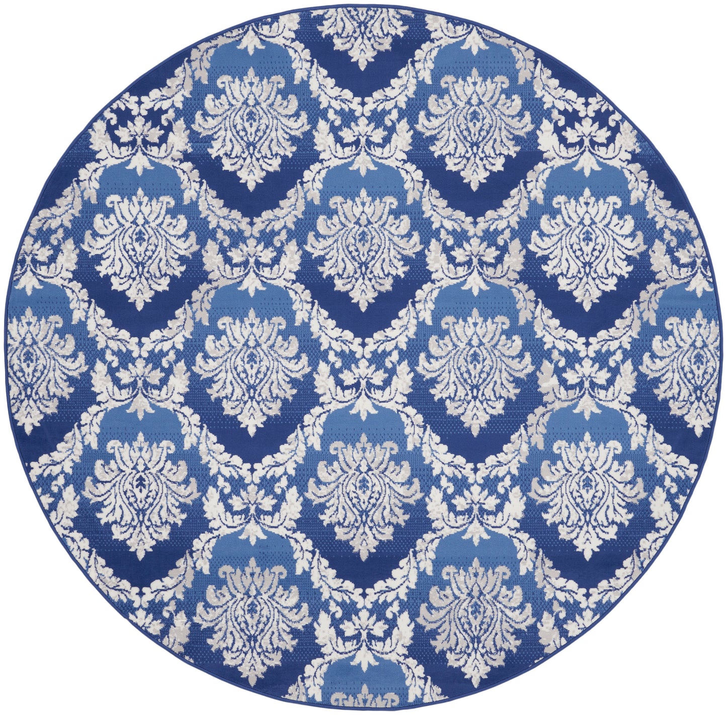 Nourison Home Whimsicle WHS01 Blue Contemporary Power-loomed Rug