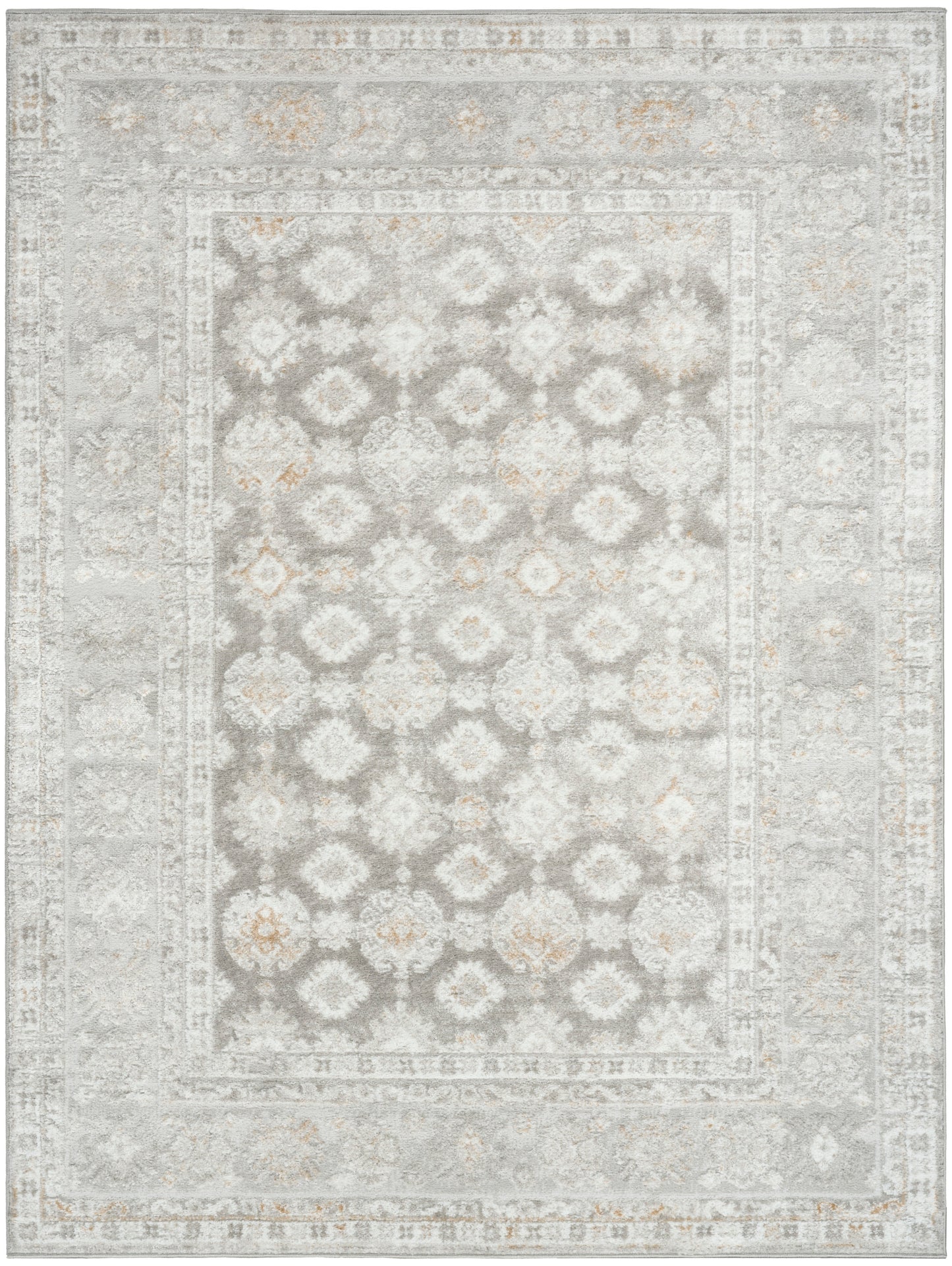 Nourison Home Dekor DEK02 Grey Traditional Machine Woven Rug
