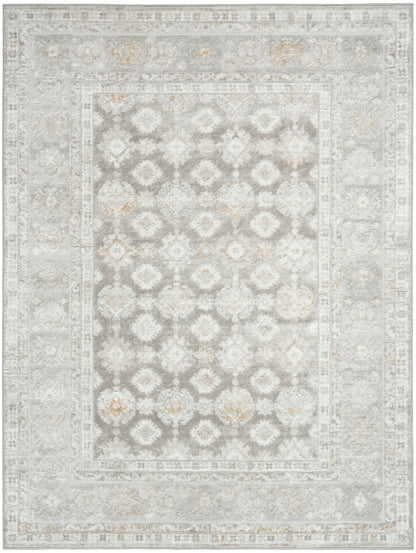 Nourison Home Dekor DEK02 Grey Traditional Machine Woven Rug