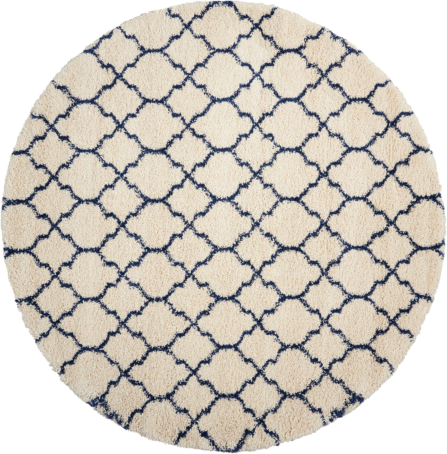 Nourison Home Amore AMOR2 Ivory Blue Contemporary Power-loomed Rug