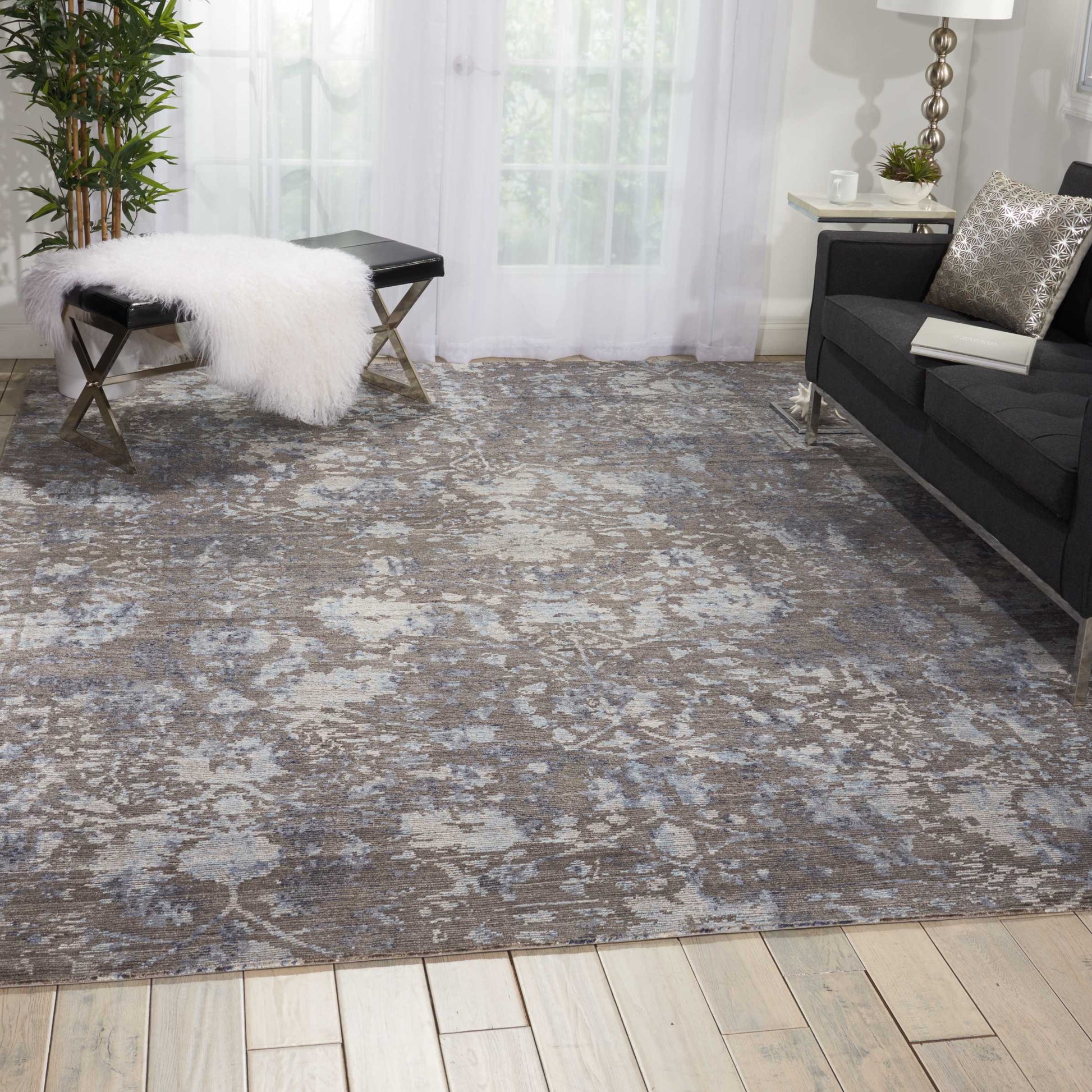 Nourison Home Lucent  Dove  Transitional
