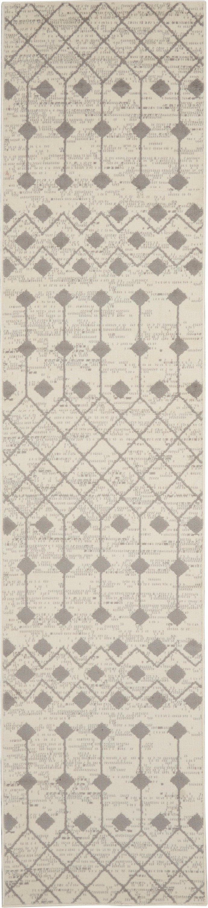 Nourison Home Grafix GRF37 Ivory Grey Transitional Power-loomed Rug