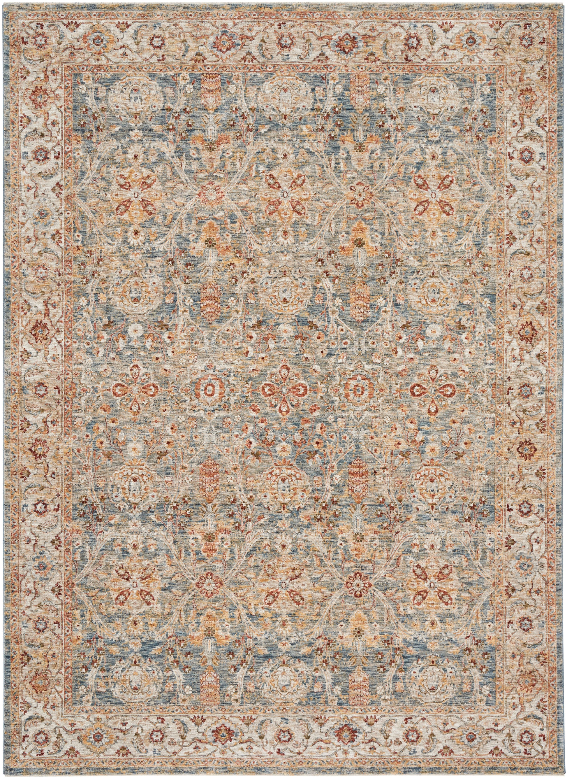 Nourison Home Sahar  Blue  Traditional
