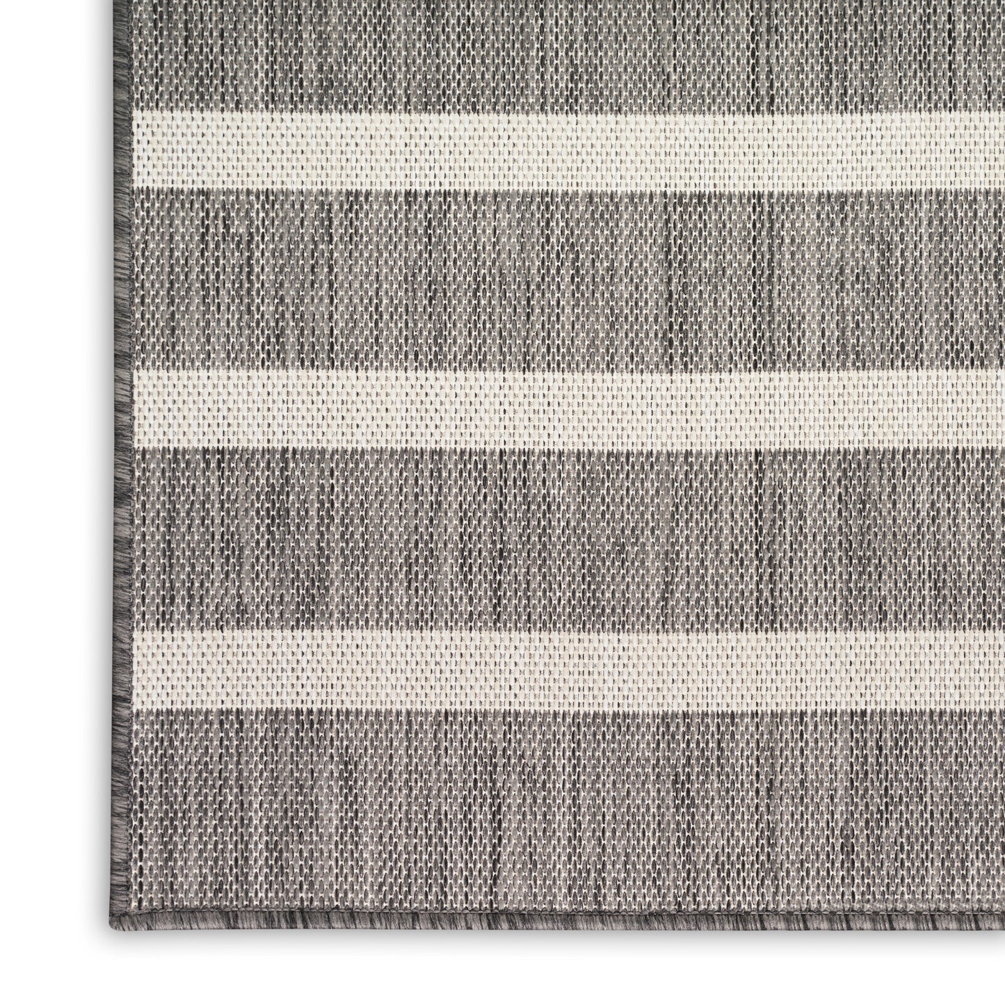 Nourison Home Positano  Charcoal Ivory  Contemporary
