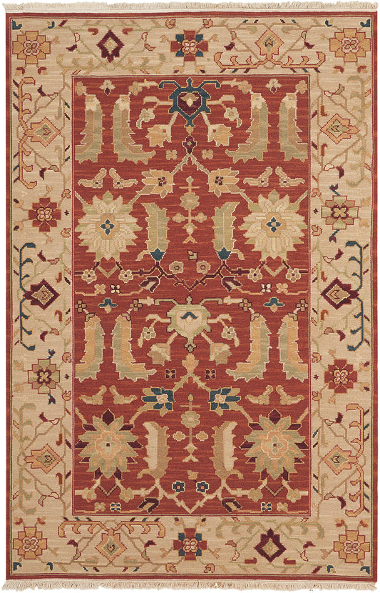 Nourison Home Nourmak SK71 Rust Traditional Woven Rug