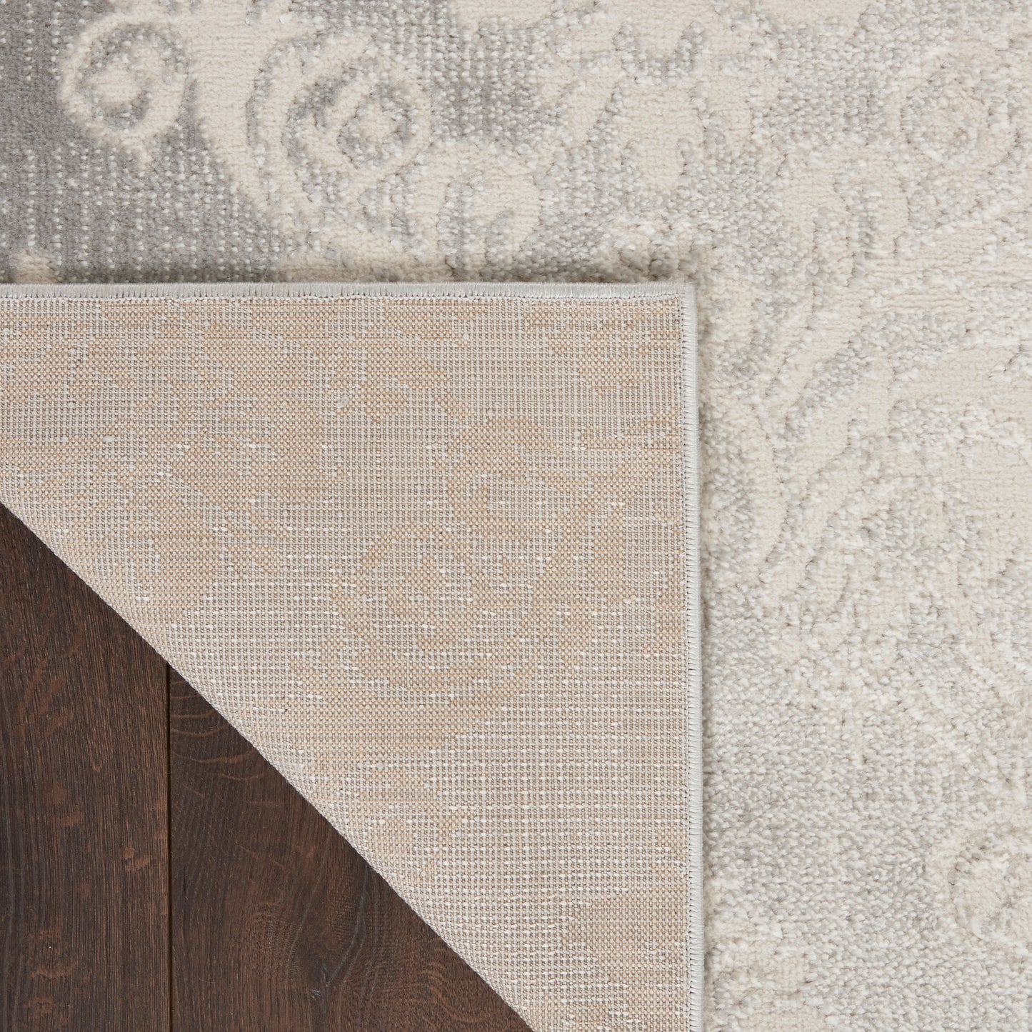 Nourison Home Elation  Ivory Grey  Traditional