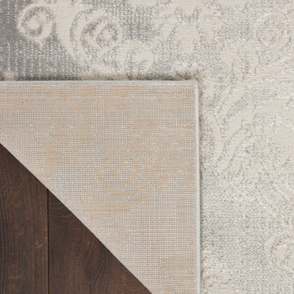 Nourison Home Elation  Ivory Grey  Traditional