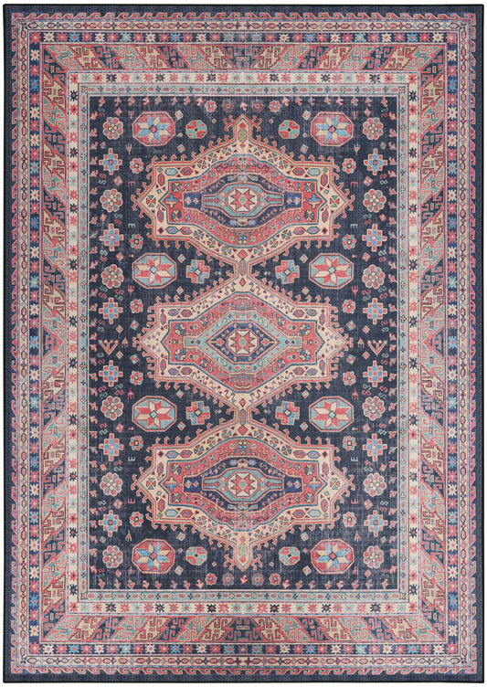 Nourison Home Vintage Home  Navy  Traditional