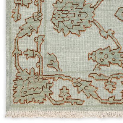 Nourison Home Silk Pointe  Aqua  Traditional