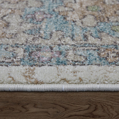 Feizy Dartmouth  Ivory Multi Transitional/Bohemian & Eclectic/Casual