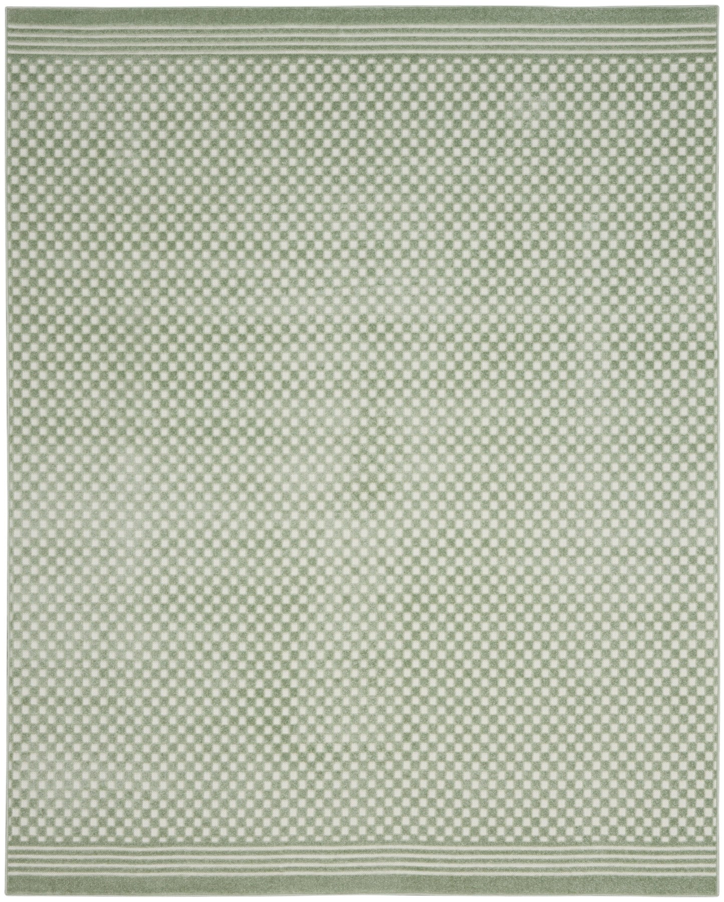 Nourison Home Care Free  Green  Contemporary