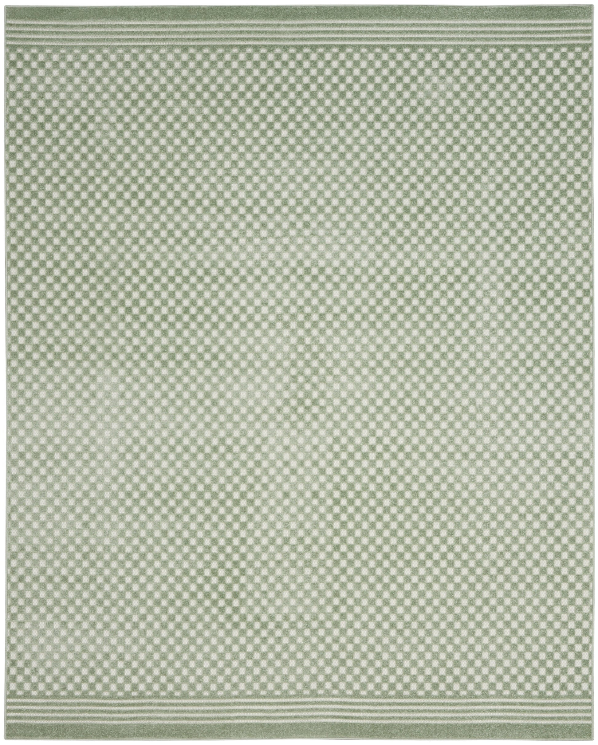 Nourison Home Care Free  Green  Contemporary