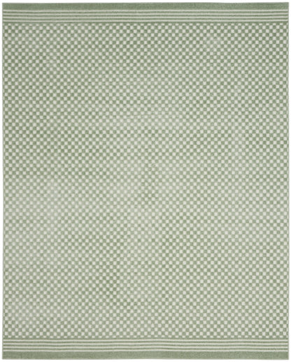 Nourison Home Care Free  Green  Contemporary
