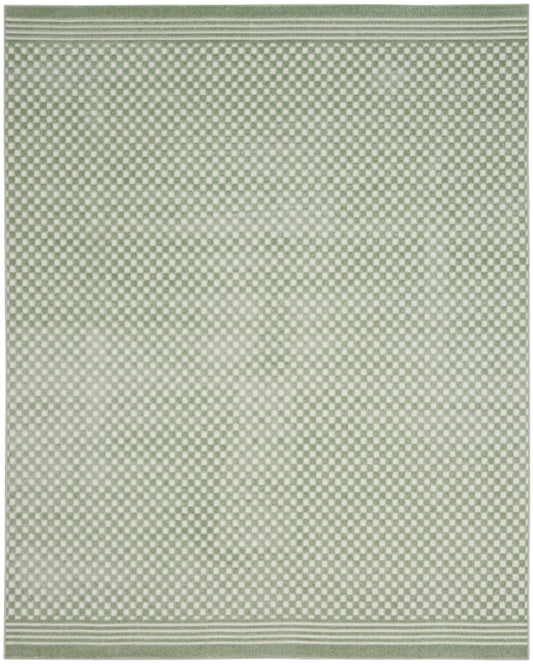 Nourison Home Care Free  Green  Contemporary