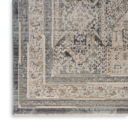 Nourison Home Lynx  Ivory Charcoal  Transitional