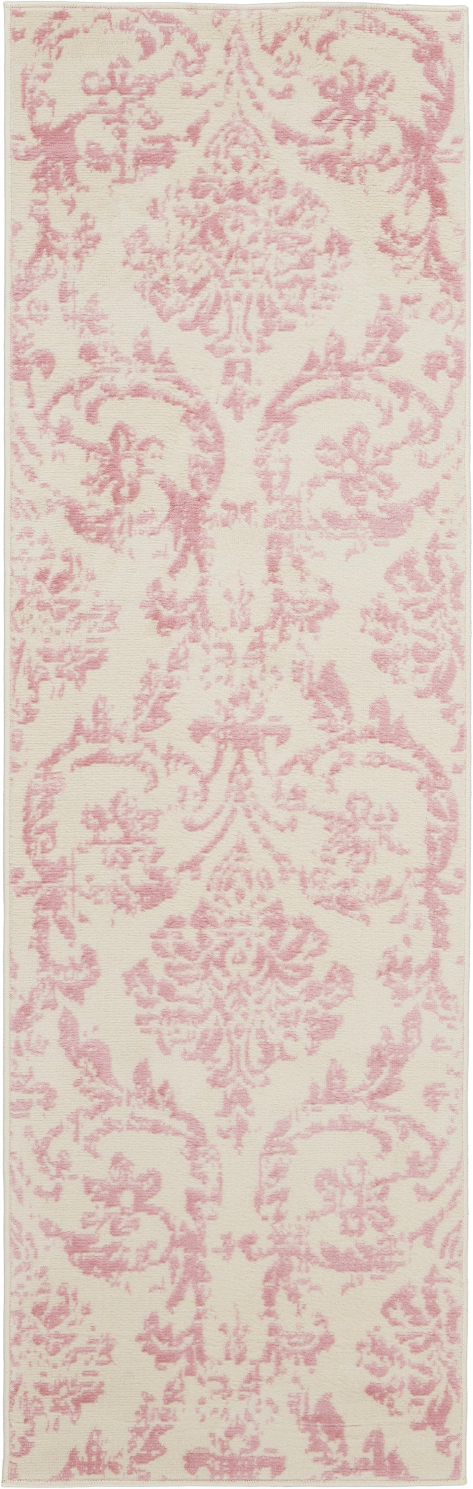 Nourison Home Jubilant JUB09 Ivory Pink Transitional Power-loomed Rug
