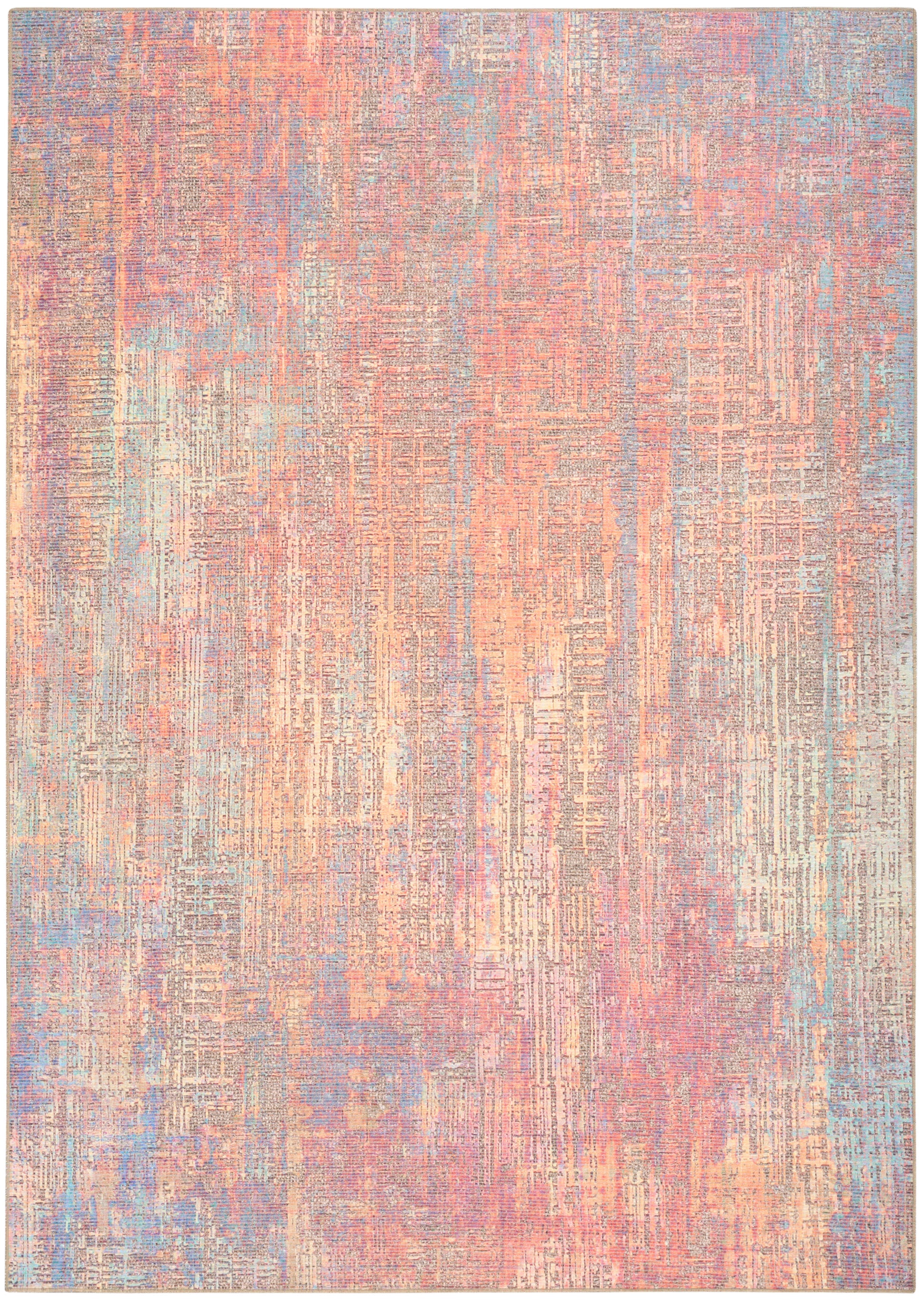 Nourison Home Botanical Washables  Multicolor  Contemporary