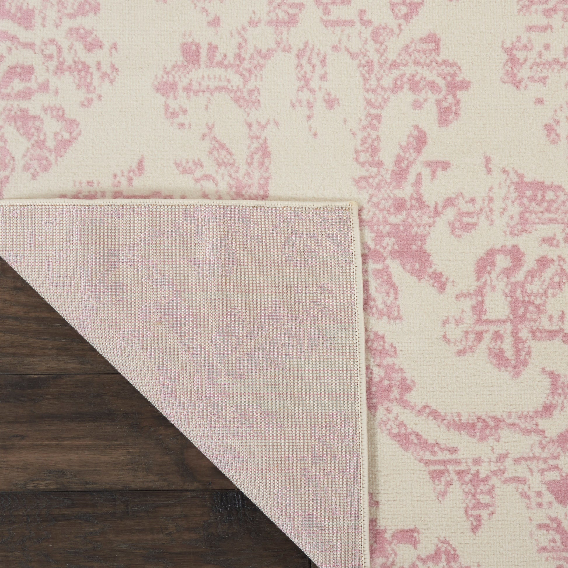 Nourison Home Jubilant  Ivory Pink  Transitional