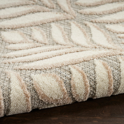 Nourison Home Aloha  Ivory Grey  Contemporary