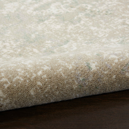 Nourison Home Twilight  Ivory Green  Contemporary