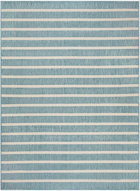 Nourison Home Positano  Aqua Ivory  Contemporary