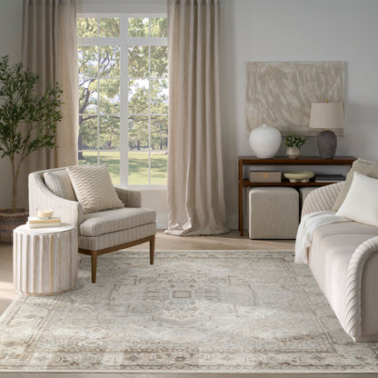 Nourison Home Quarry  Beige  Traditional