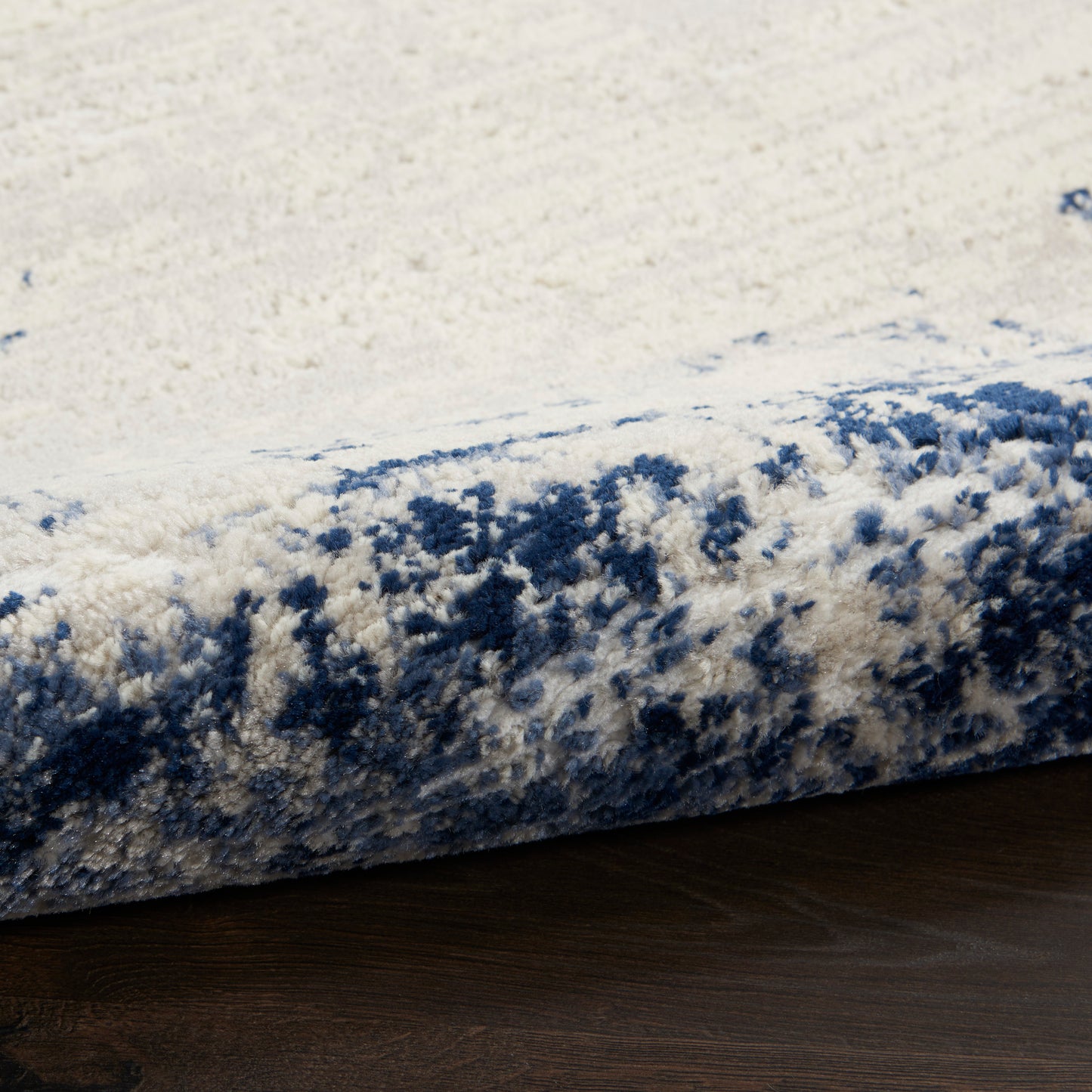 Nourison Home Cyrus  Ivory Navy  Contemporary