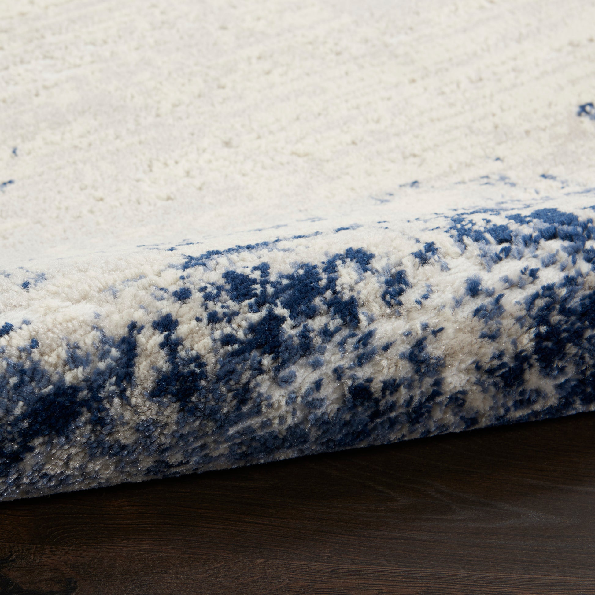 Nourison Home Cyrus  Ivory Navy  Contemporary