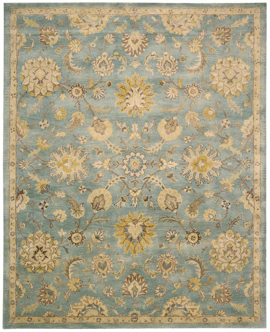 Nourison Home Jaipur  Light Blue  Traditional