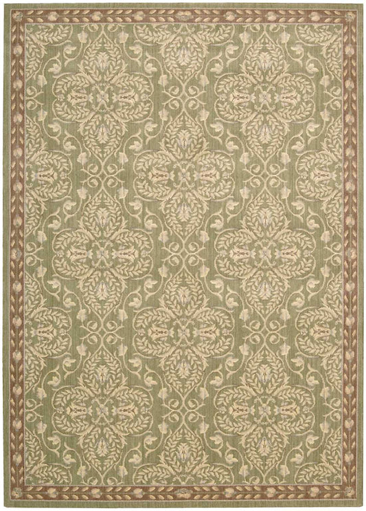 Nourison Home Riviera  Green  Traditional