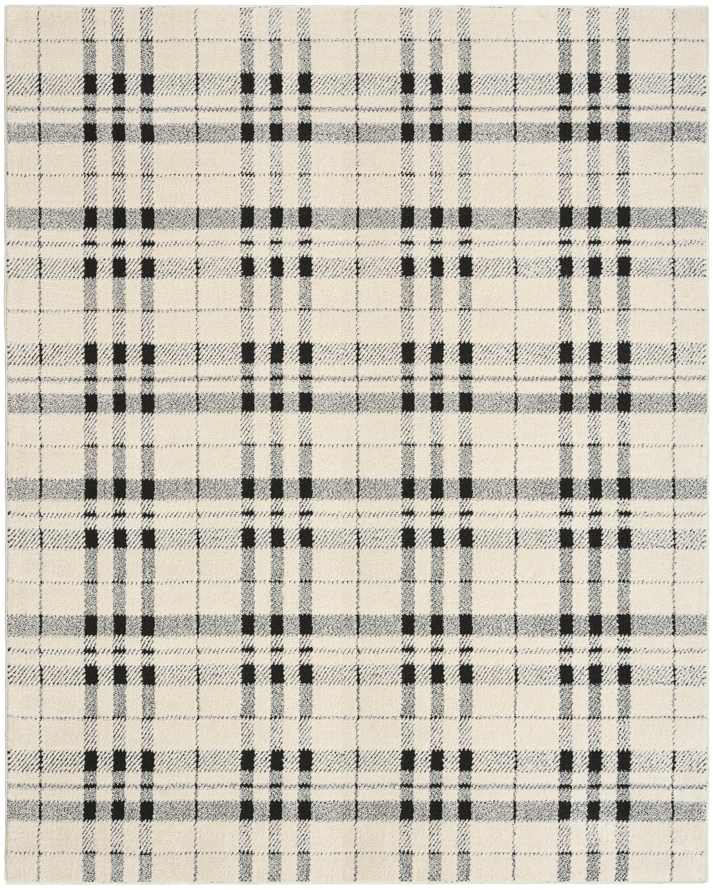 Nourison Home Modern Comfort  Ivory Black  Contemporary