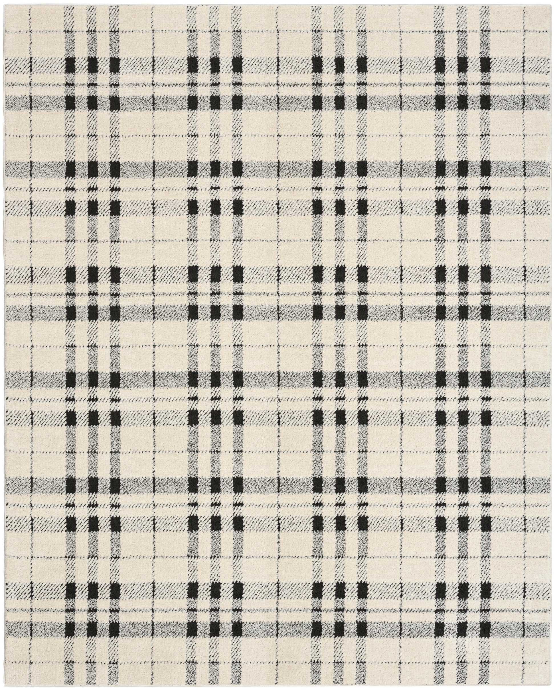 Nourison Home Modern Comfort  Ivory Black  Contemporary