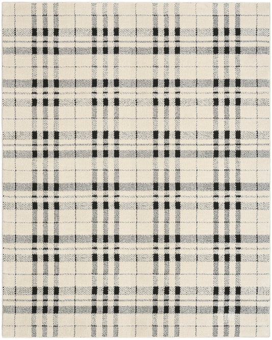 Nourison Home Modern Comfort  Ivory Black  Contemporary
