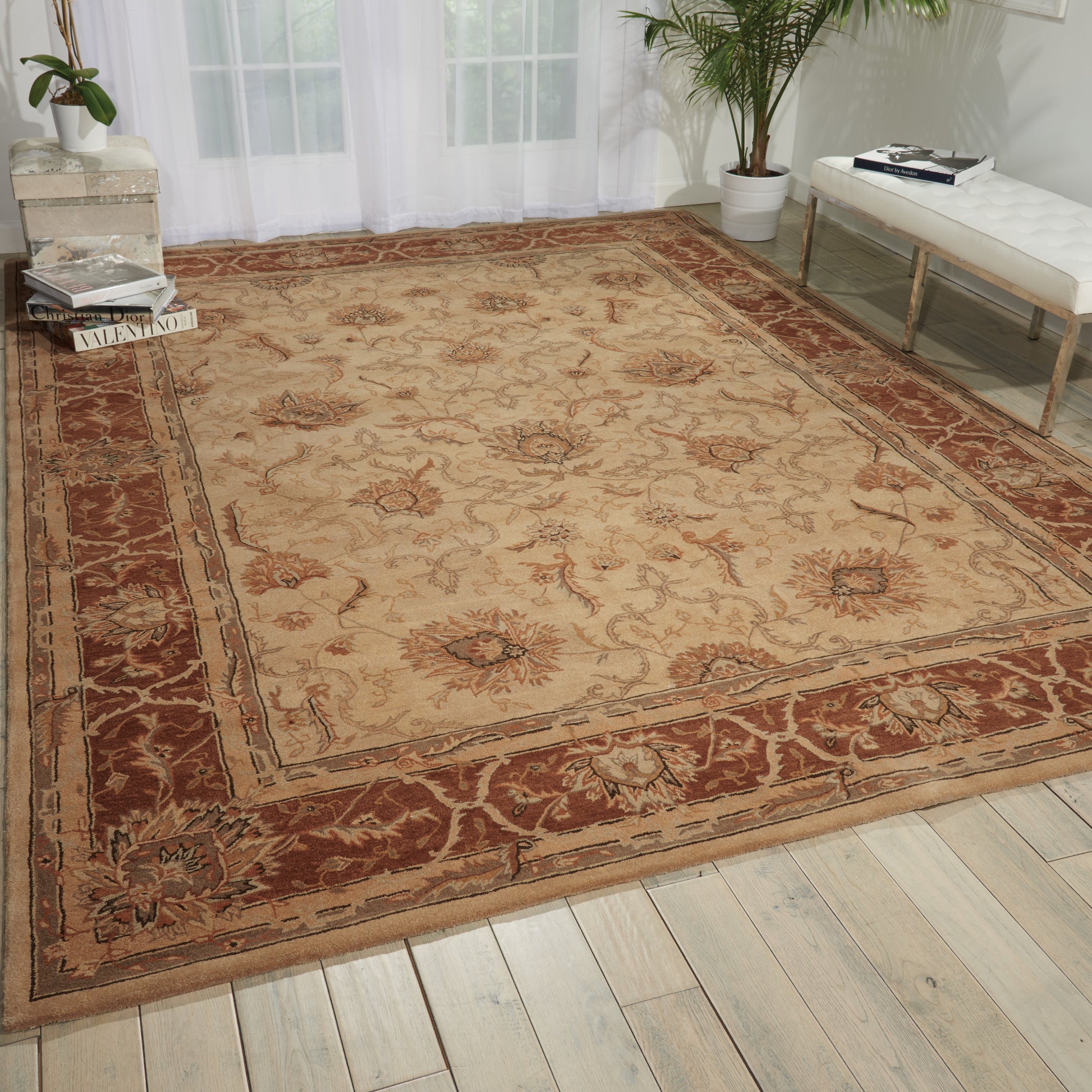Nourison Home Heritage Hall  Mist  Traditional