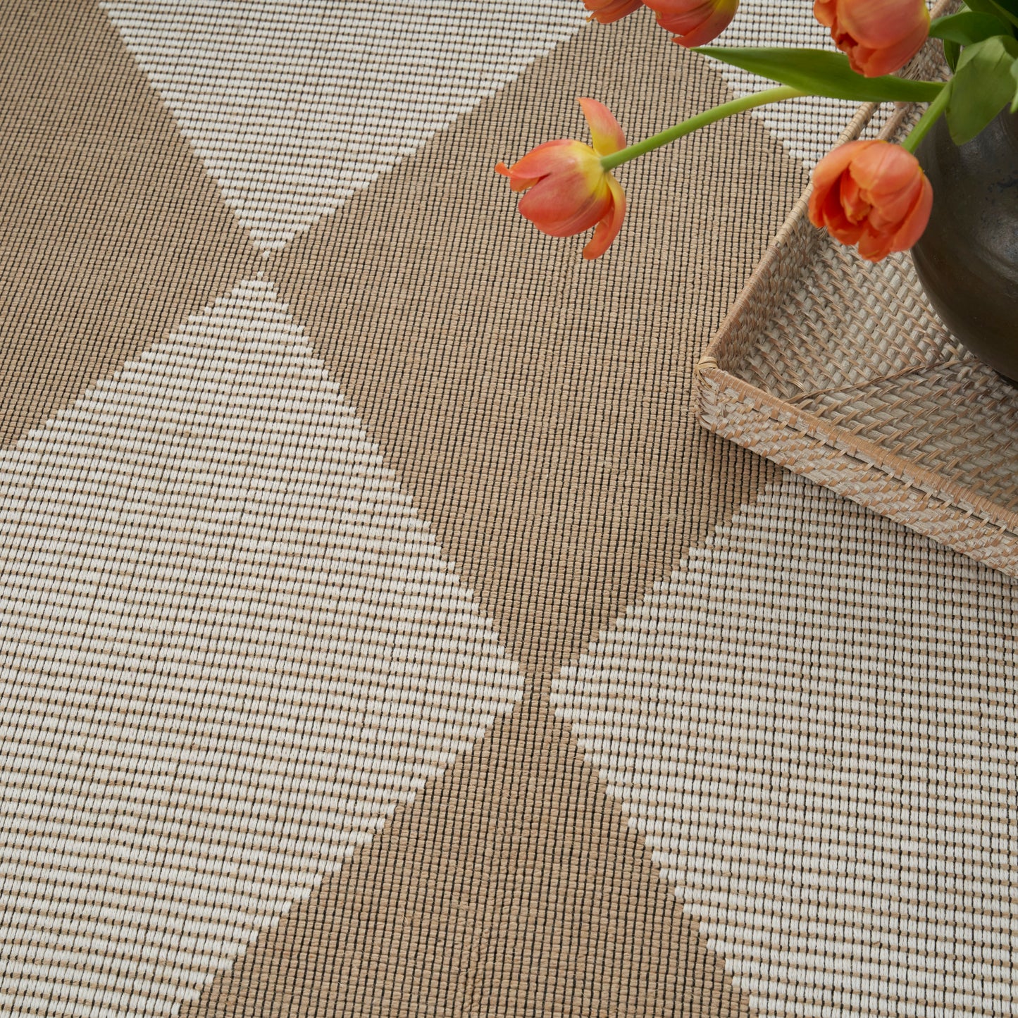 Nourison Home Washable Modern Jute  Natural Ivory  Contemporary