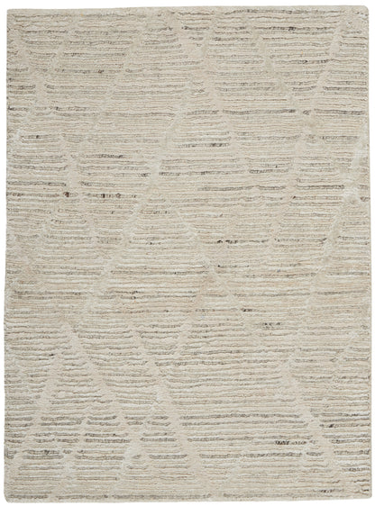Nourison Home OCEAN OCP02 Pearl Contemporary Knotted Rugs
