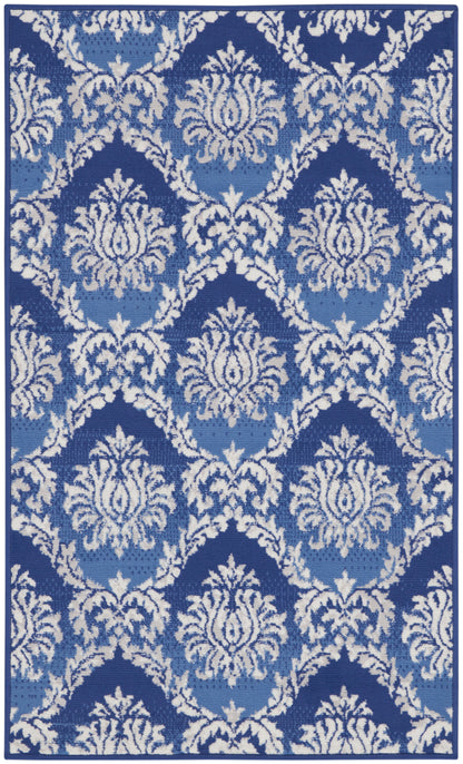 Nourison Home Whimsicle WHS01 Blue Contemporary Power-loomed Rug