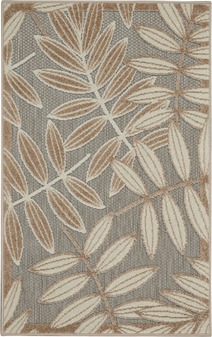 Nourison Home Aloha ALH18 Natural Contemporary Power-loomed Rugs