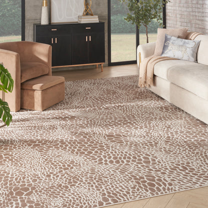 Nourison Home Desire  Camel Silver  Contemporary