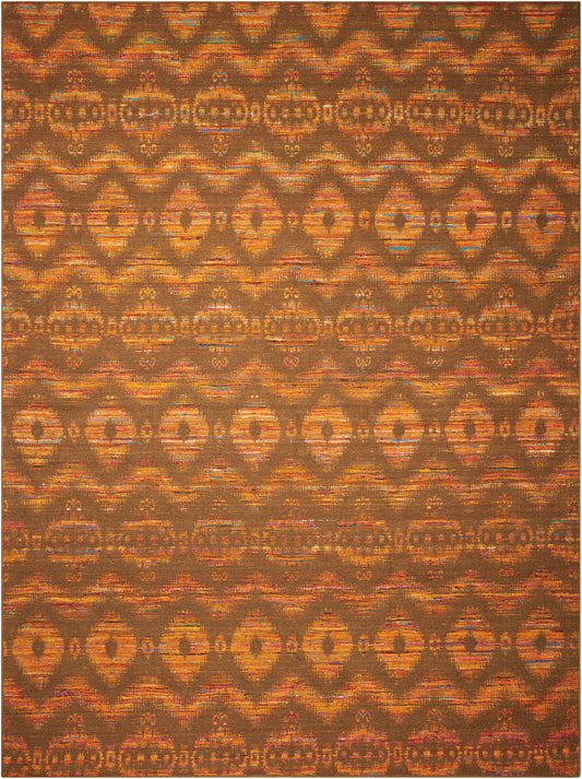 Nourison Home Spectrum  Flame Chocolate  Transitional