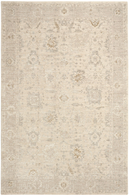 Nourison Home Moonlit MLI01 Ivory Grey Traditional Machine Woven Rug