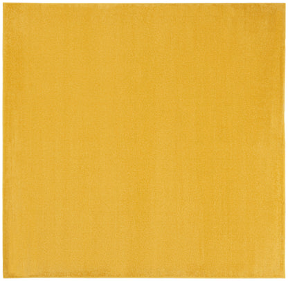Nourison Home Nourison Essentials NRE01 Yellow Contemporary Power-loomed Rug