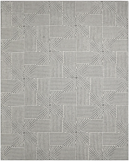 Nourison Home Natural Texture  Charcoal Ivory  Contemporary