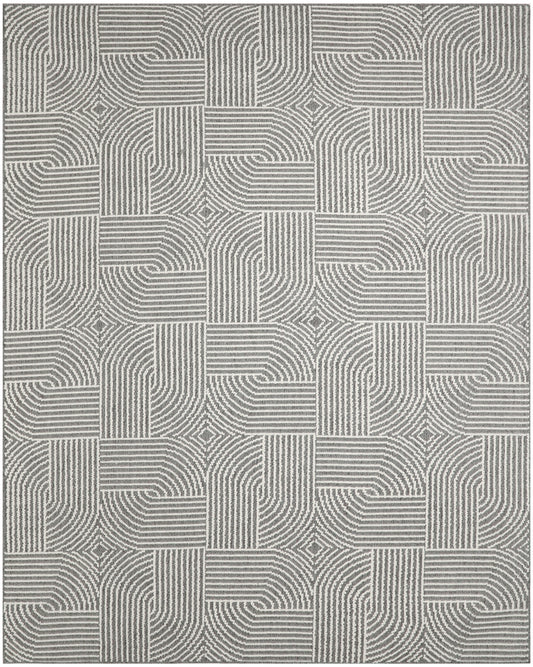 Nourison Home Natural Texture  Charcoal Ivory  Contemporary